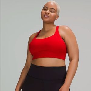 Lululemon longline energy bra. Size 6. Worn once. Perfect condition
